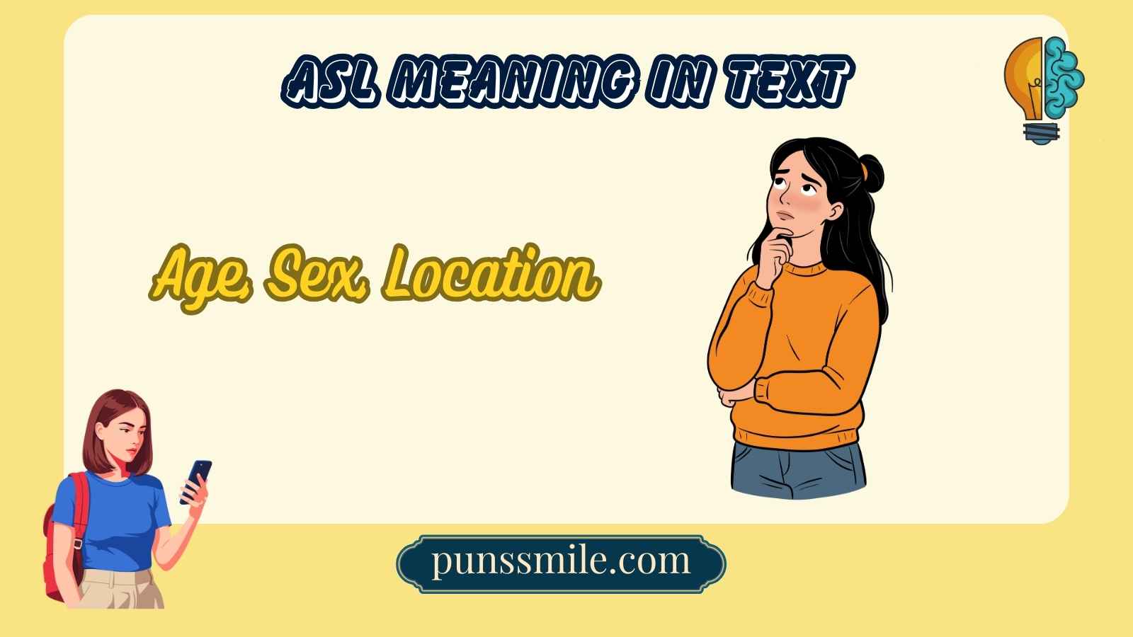 asl meaning in text