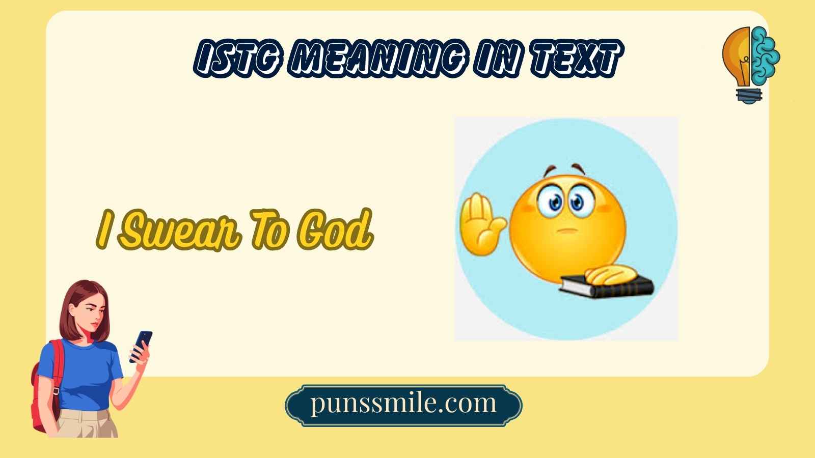 istg meaning in text