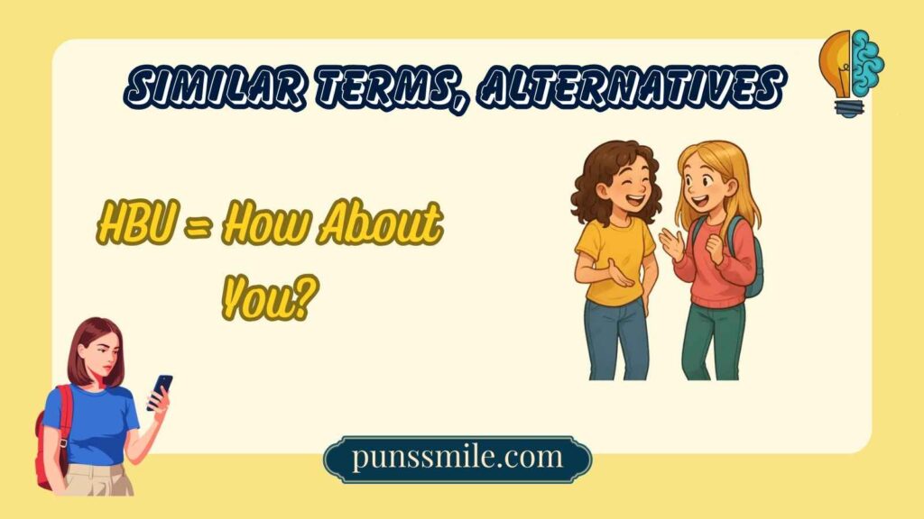 Similar Terms, Alternatives