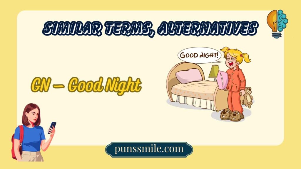 Similar Terms, Alternatives