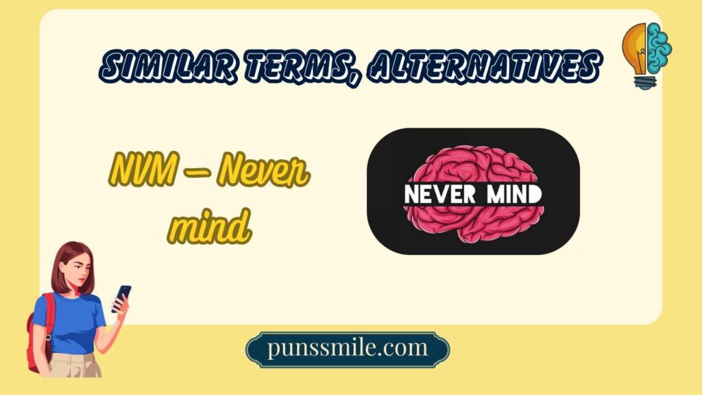 Similar Terms, Alternatives