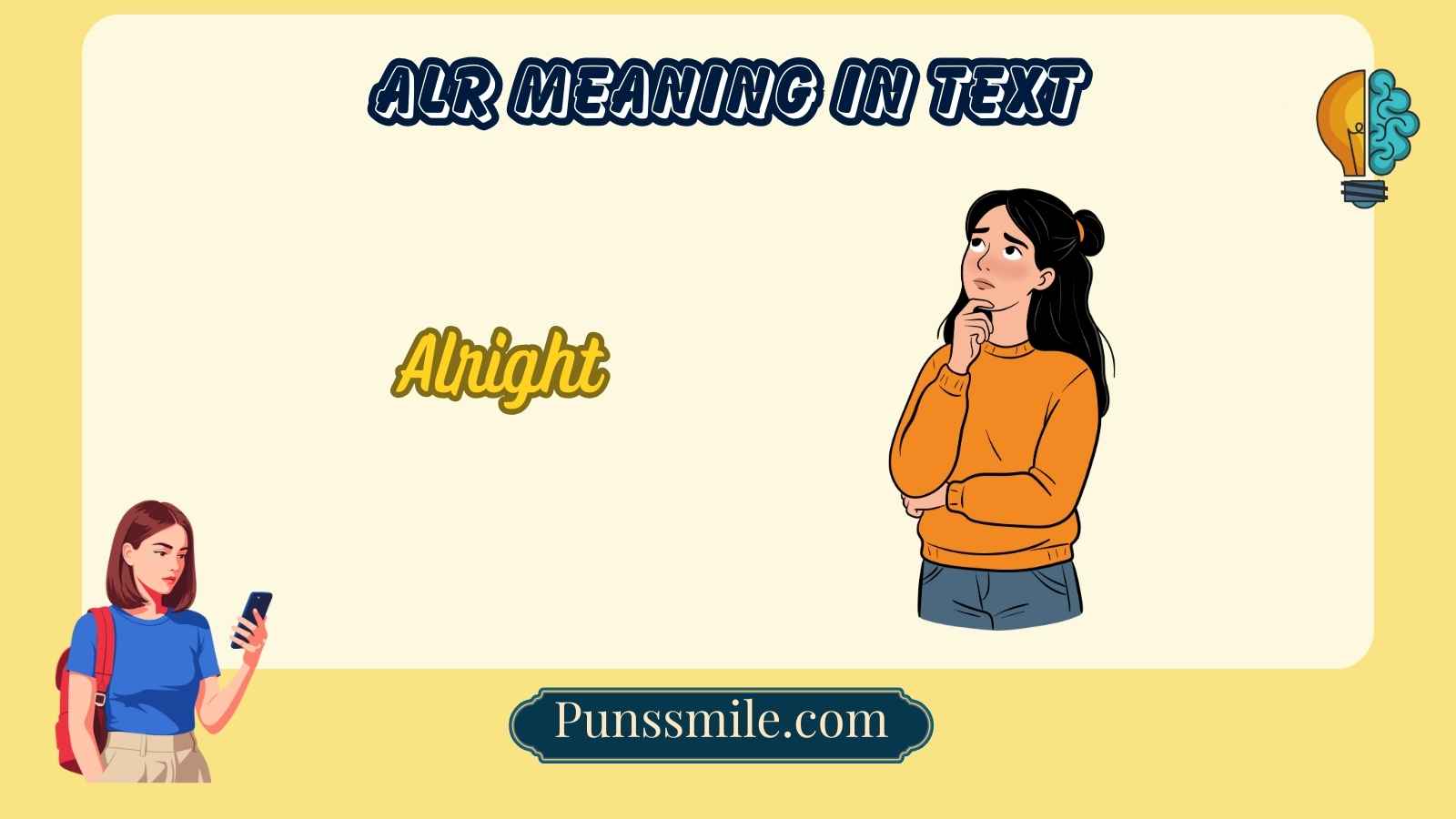 alr meaning in text