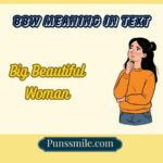 bbw meaning in text