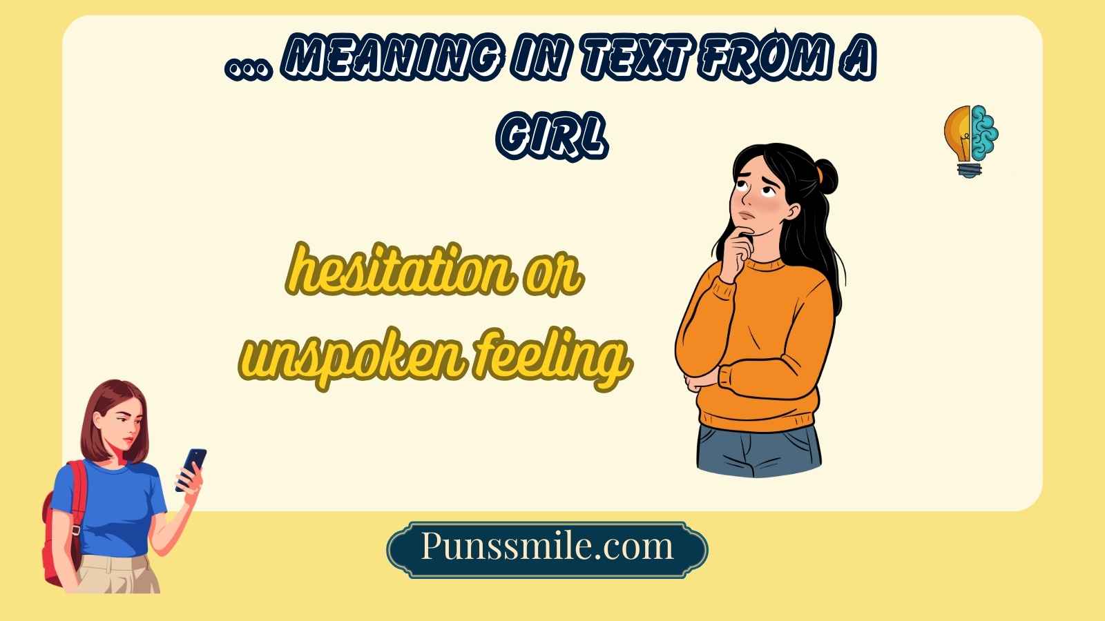 ... meaning in text from a girl