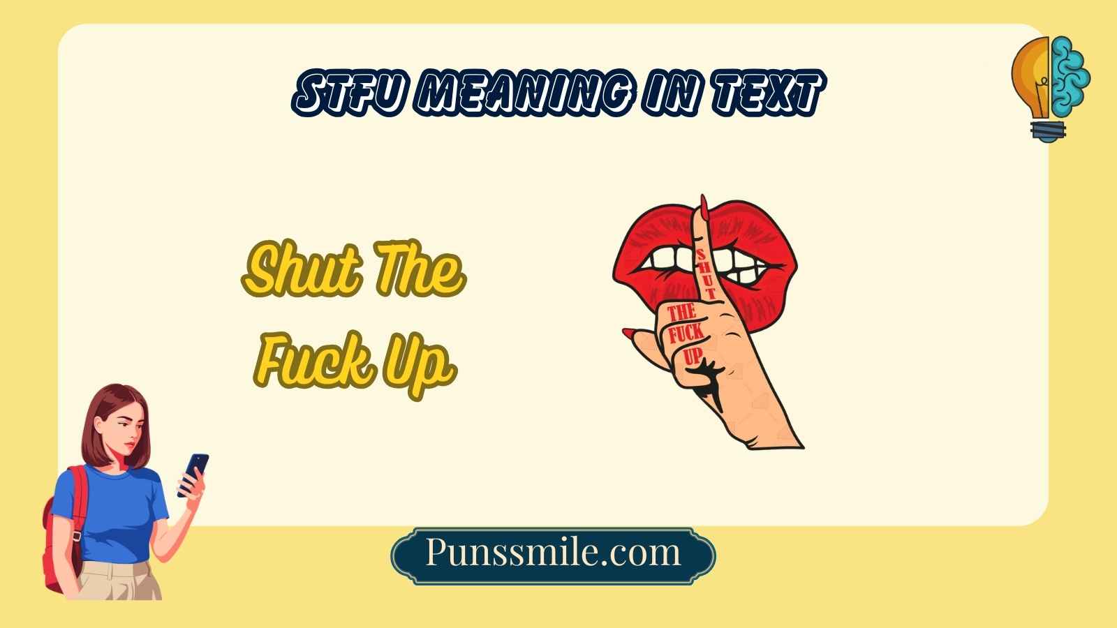 stfu meaning in text