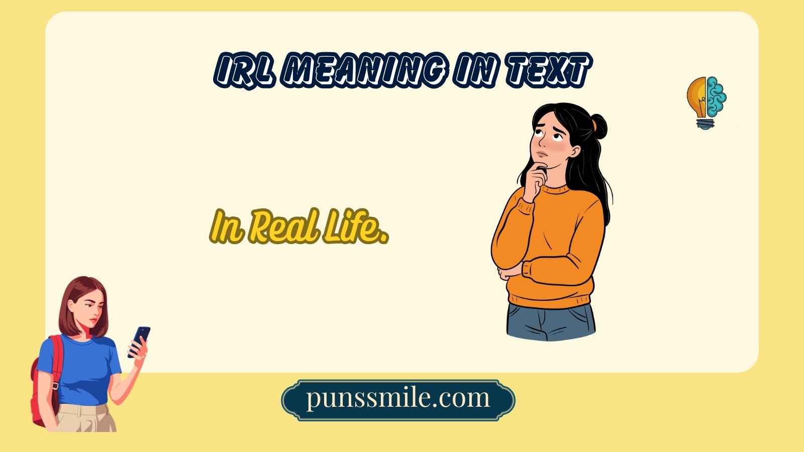 irl meaning in text