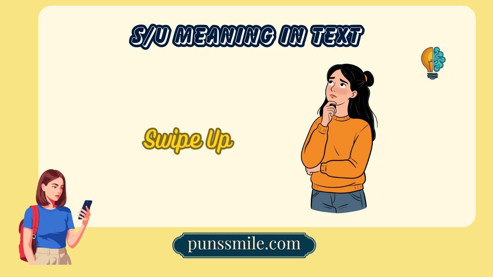 s/u meaning in text