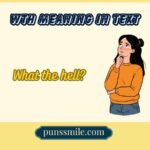 wth meaning in text