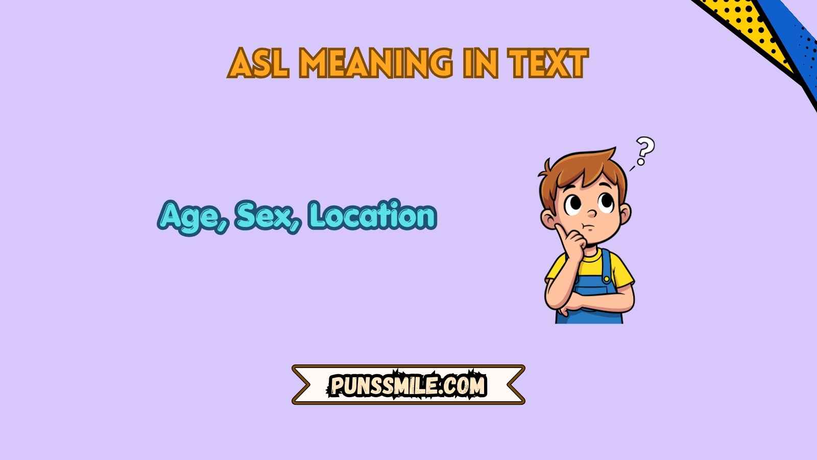asl meaning in text