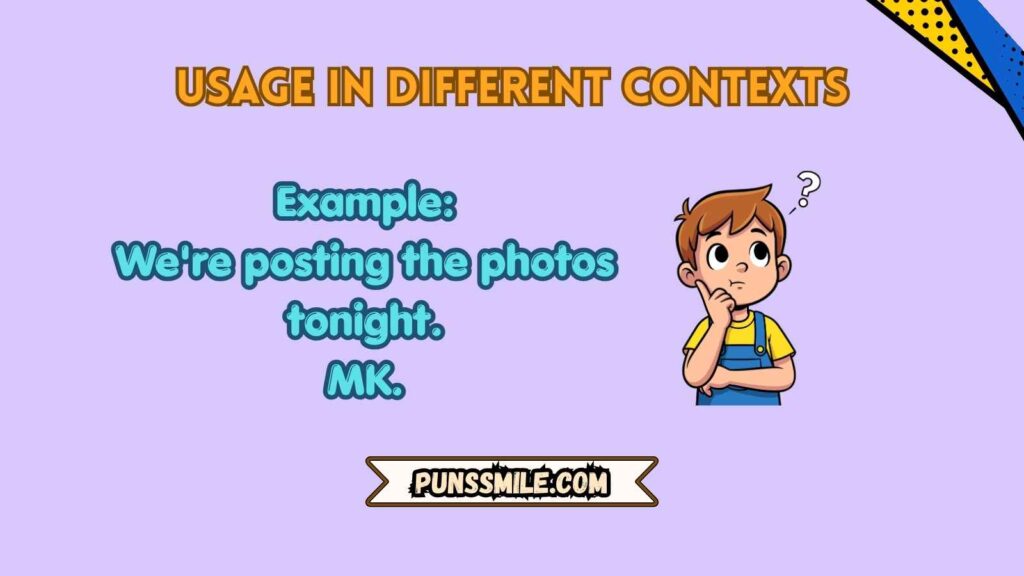 Usage in Different Contexts