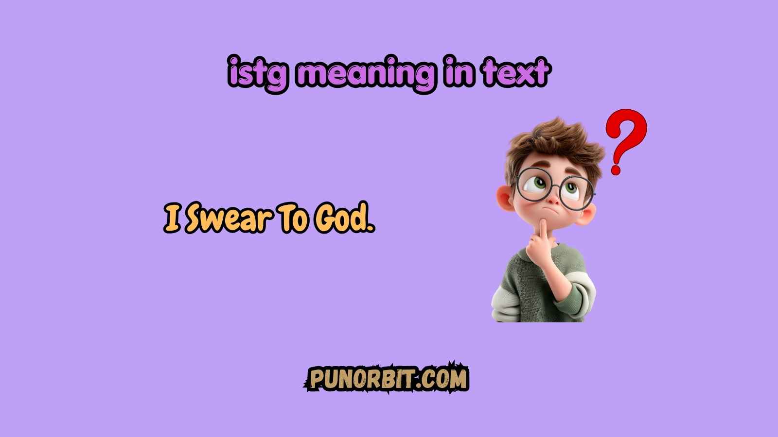 istg meaning in text