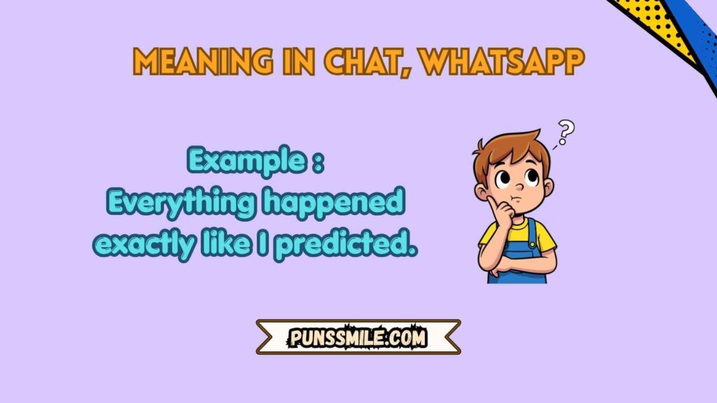 Meaning in Chat, WhatsApp