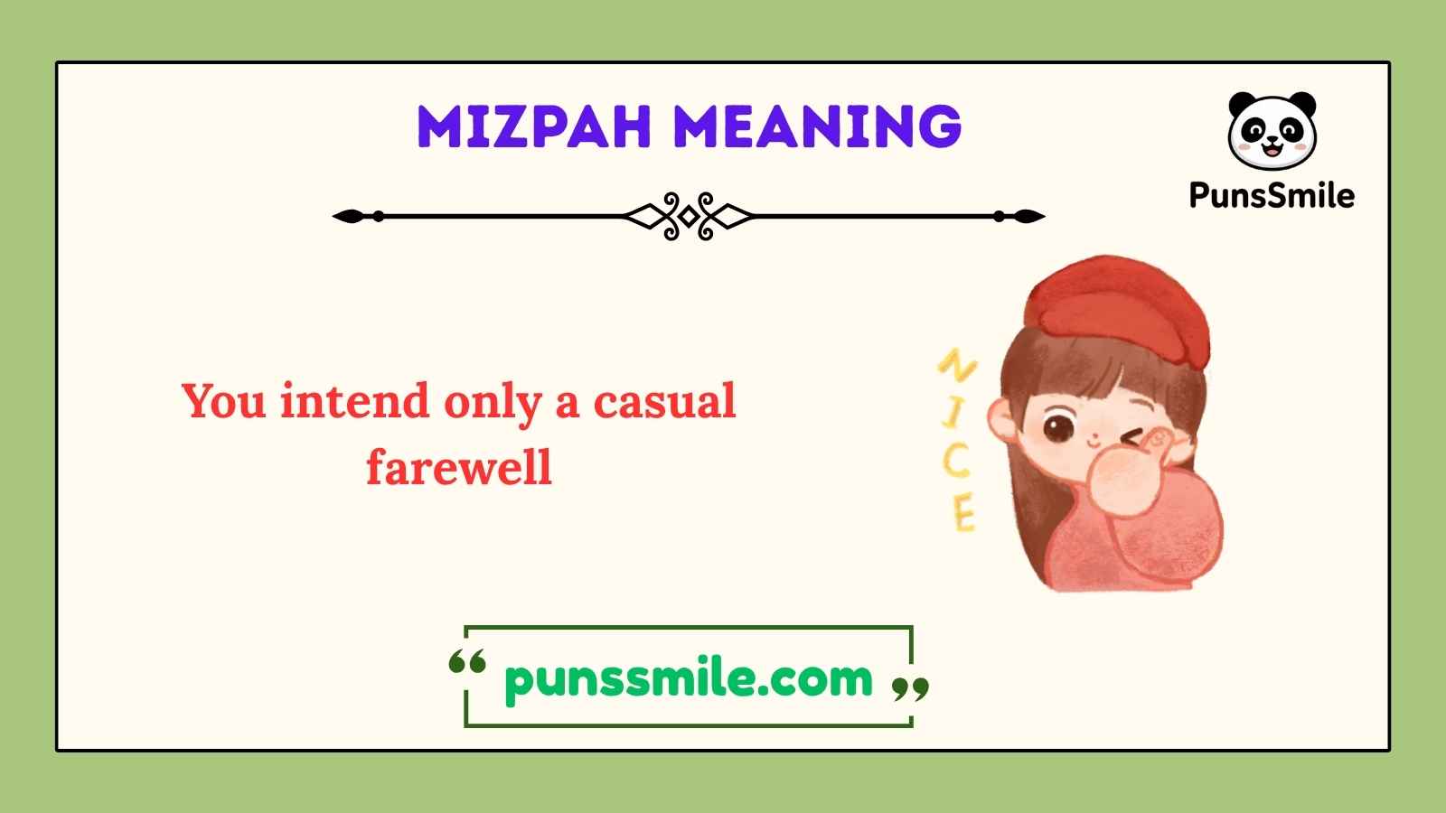 mizpah meaning