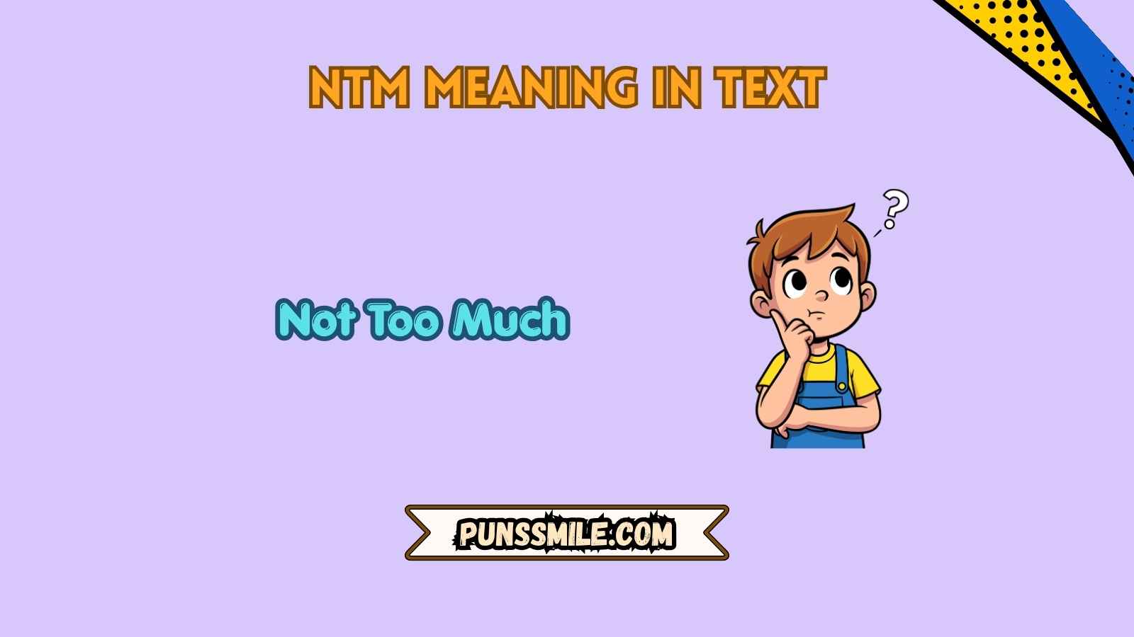 ntm meaning in text