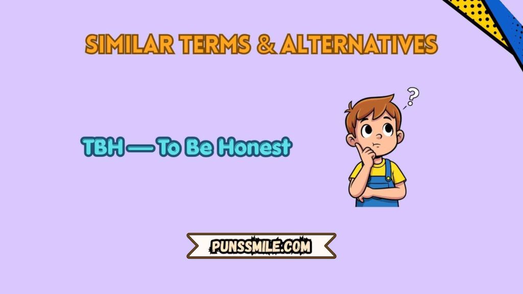Similar Terms & Alternatives