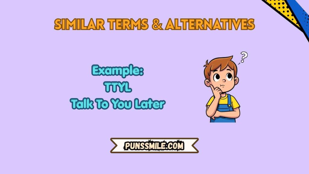 Similar Terms & Alternatives