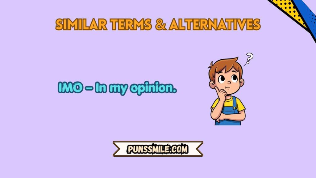 Similar Terms & Alternatives