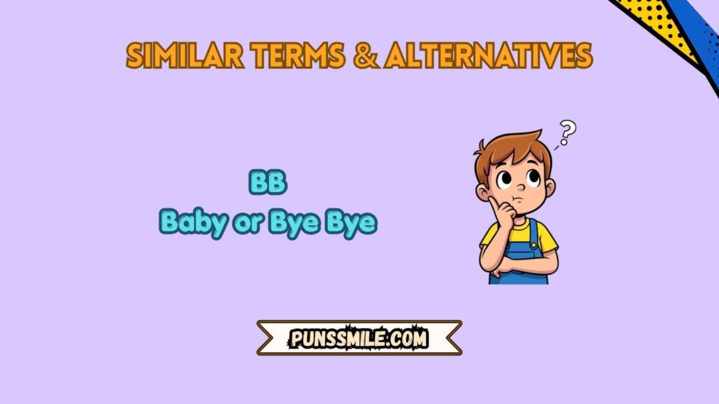 Similar Terms & Alternatives