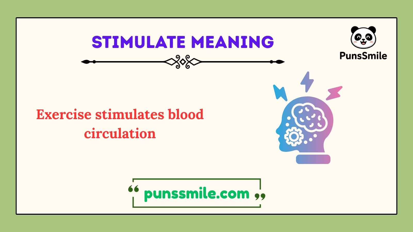stimulate meaning