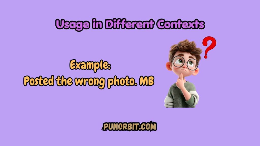 Usage in Different Contexts