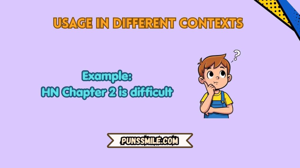 Usage in Different Contexts