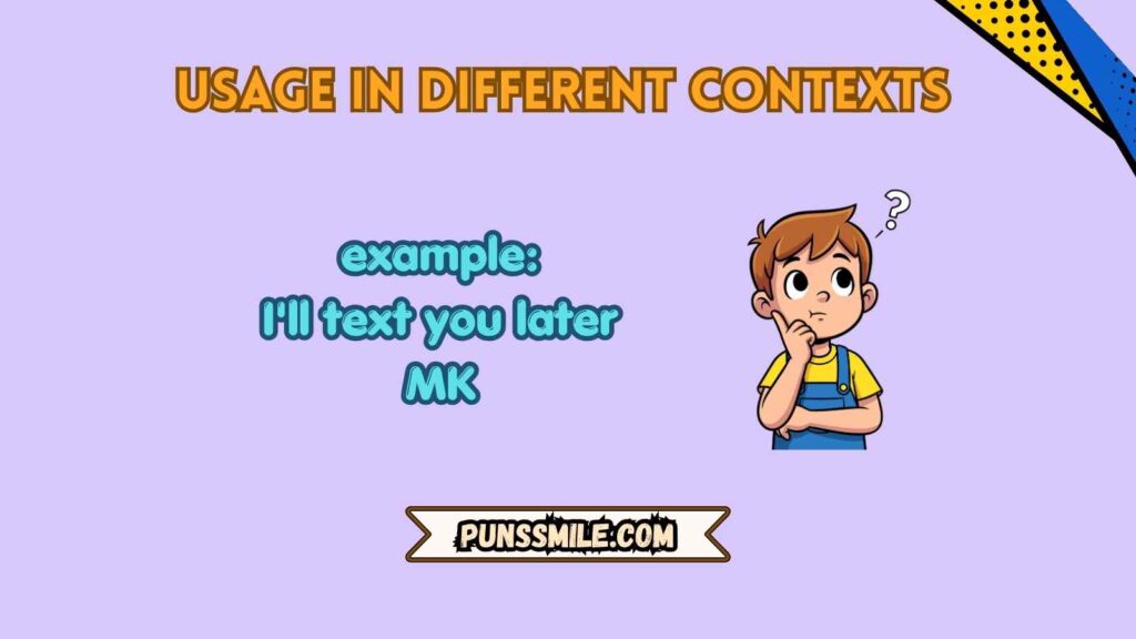 Usage in Different Contexts