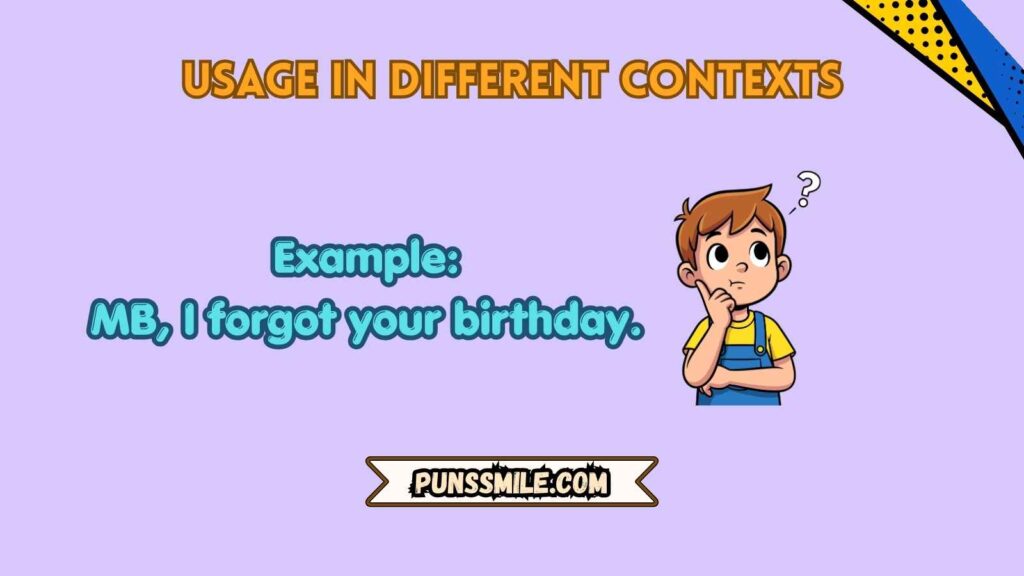 Usage in Different Contexts