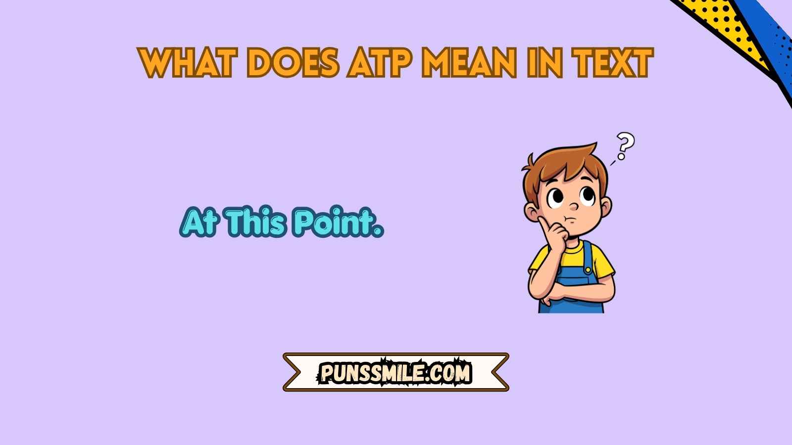 what does atp mean in text