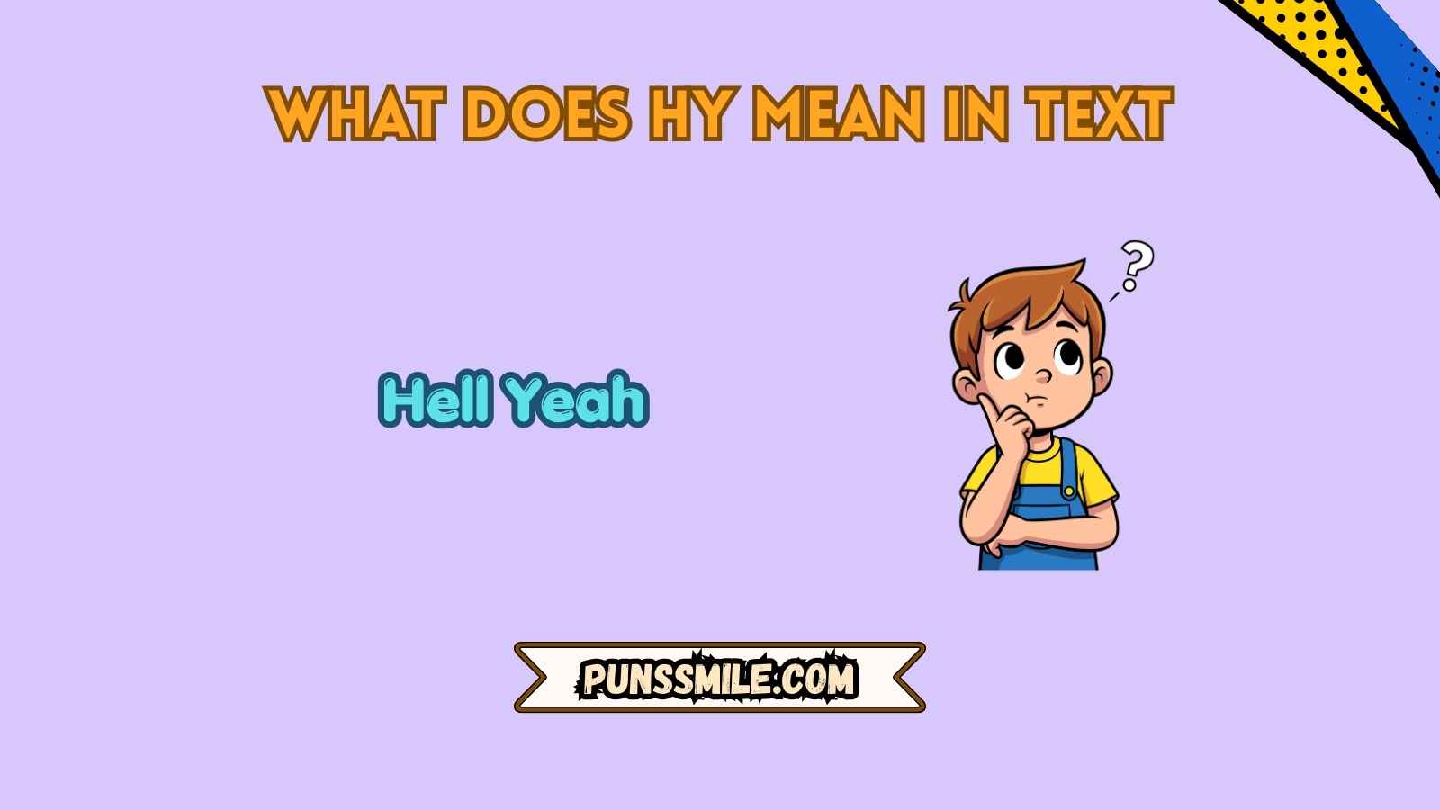what does hy mean in text