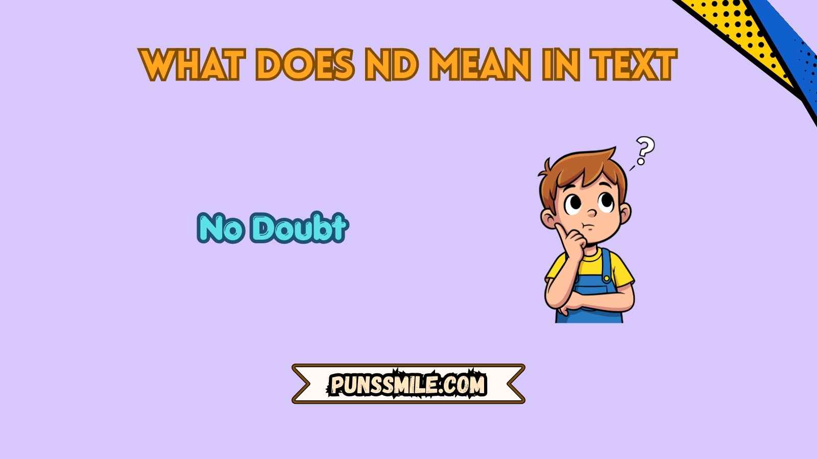 what does nd mean in text