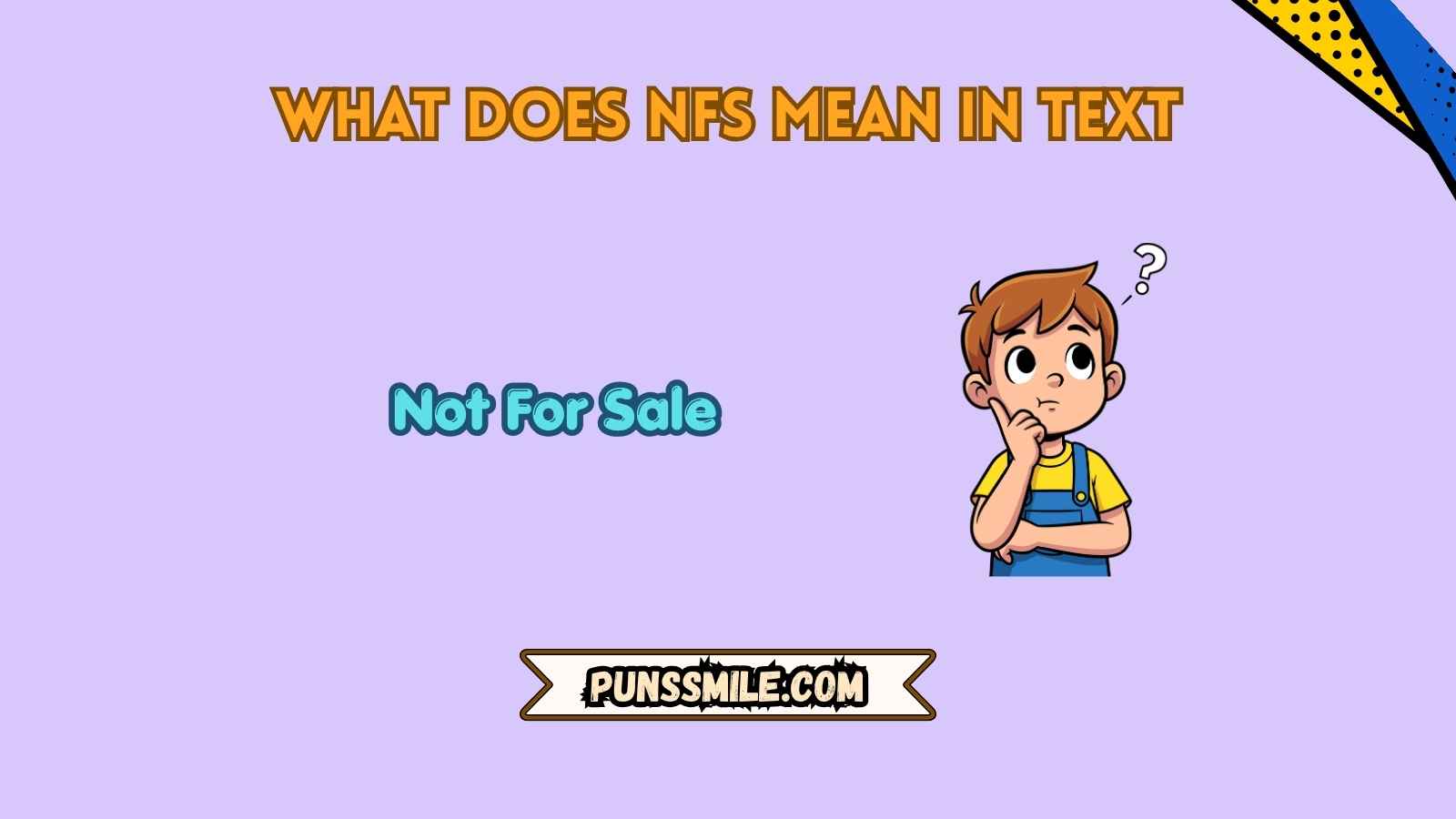 what does nfs mean in text