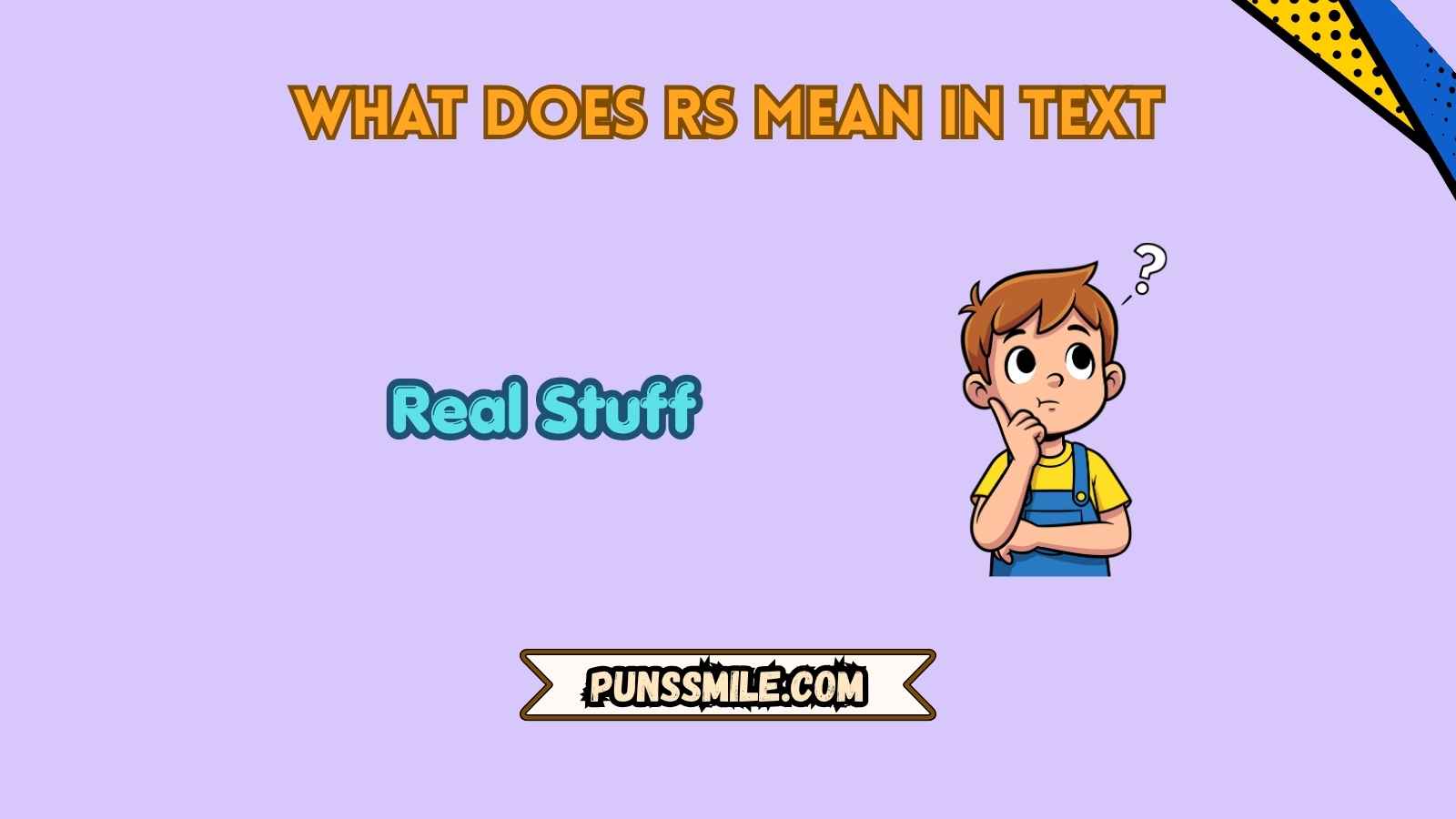 what does rs mean in text