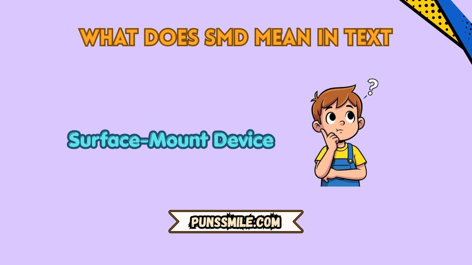 what does smd mean in text