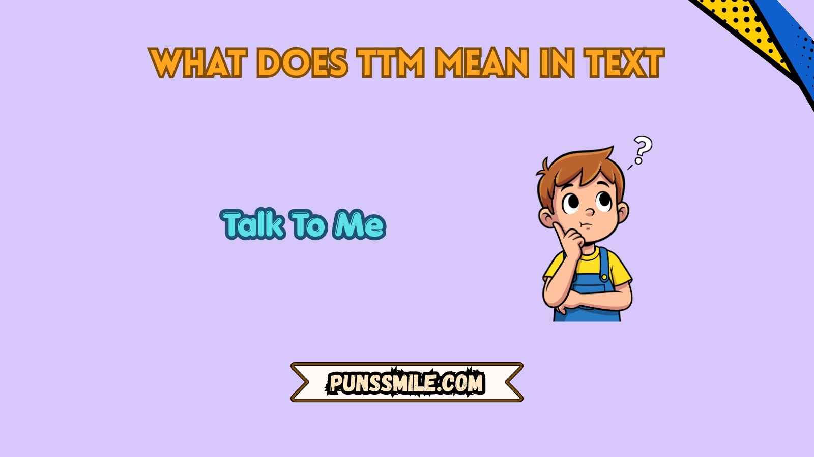 what does ttm mean in text