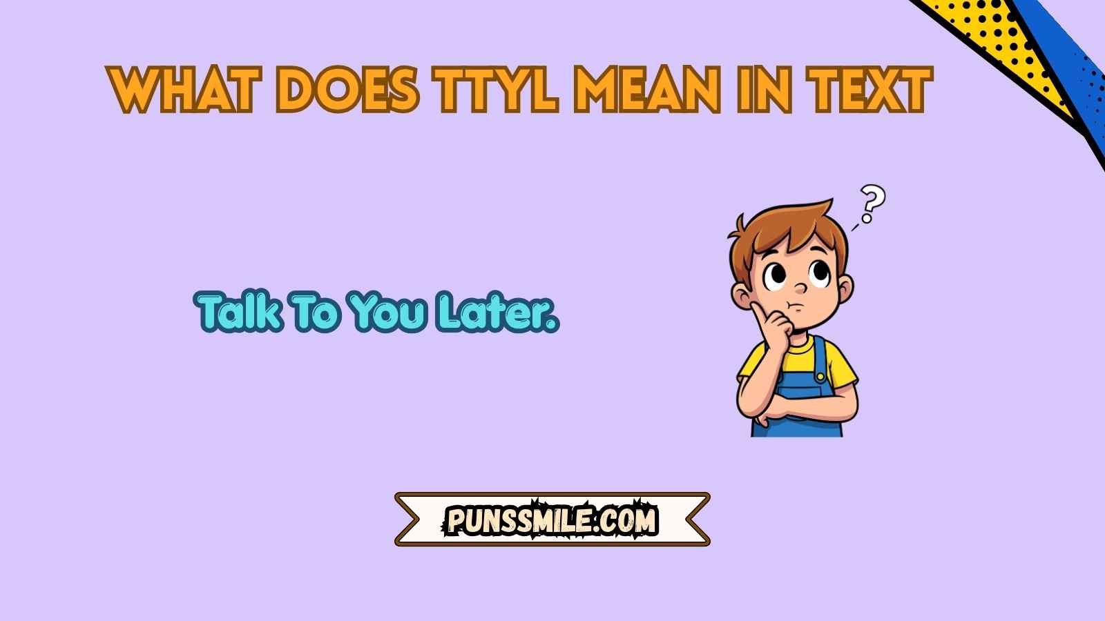 what does ttyl mean in text
