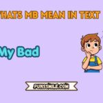 Whats MB Mean in Text