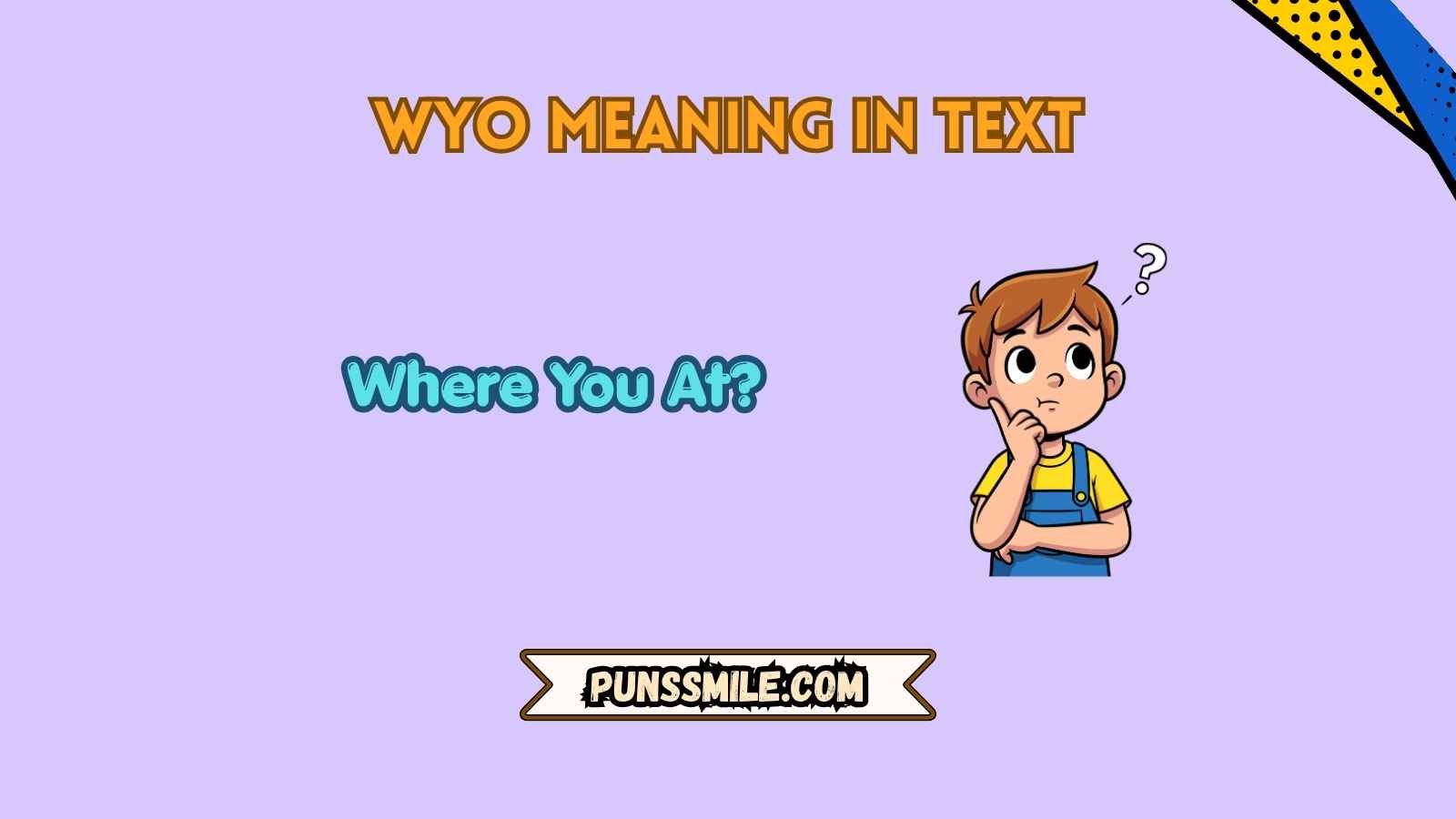 wyo meaning in text