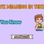 yk meaning in text