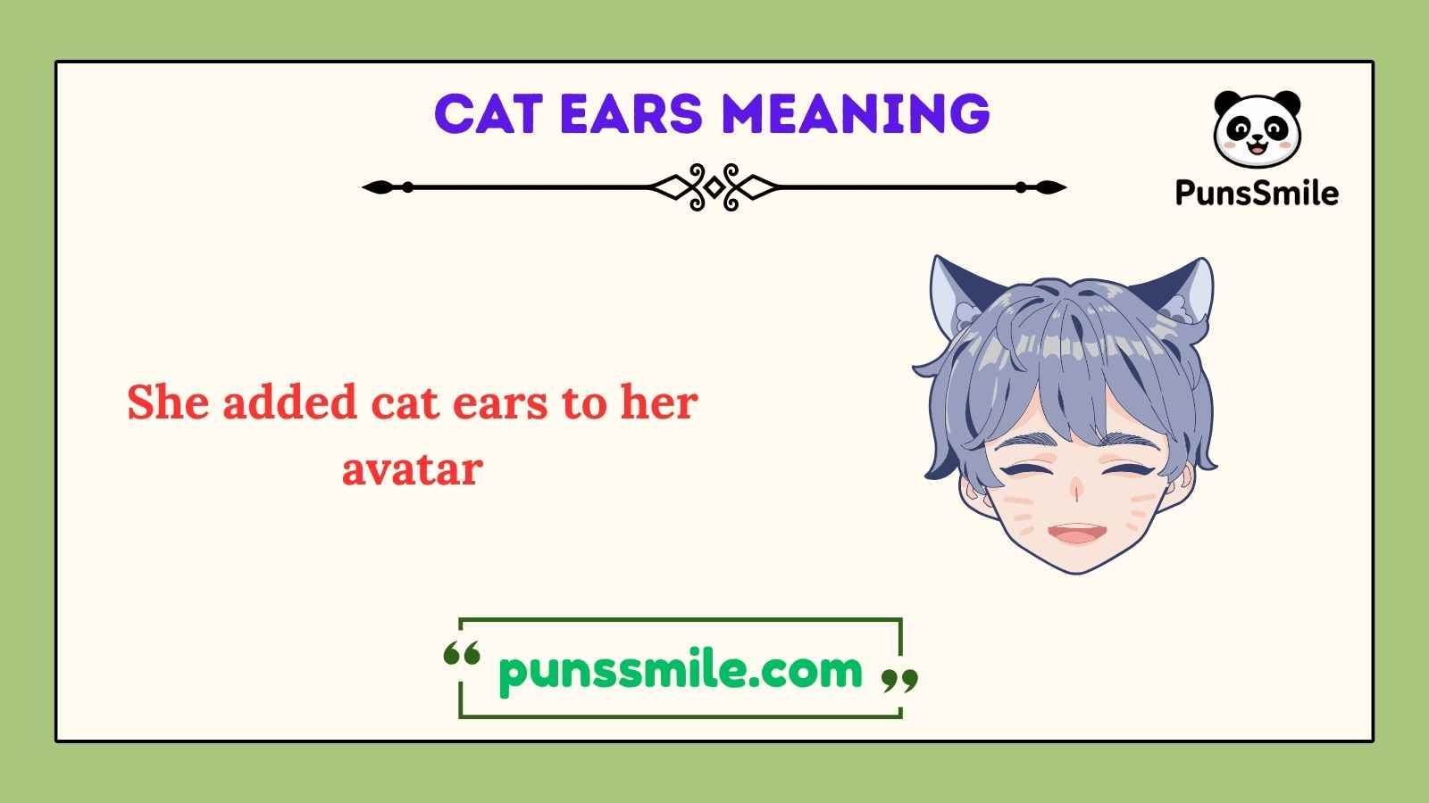 cat ears meaning