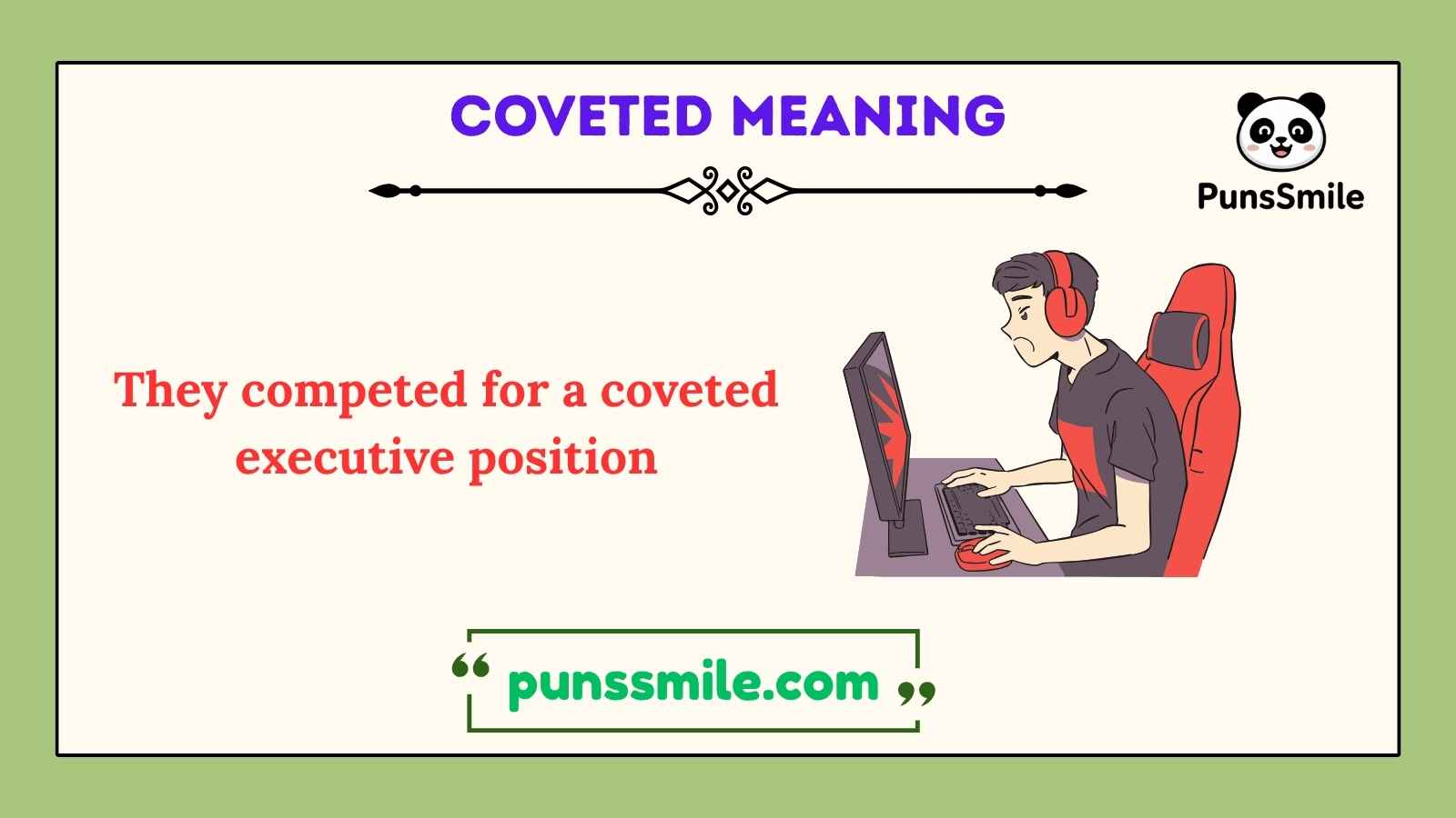 coveted meaning
