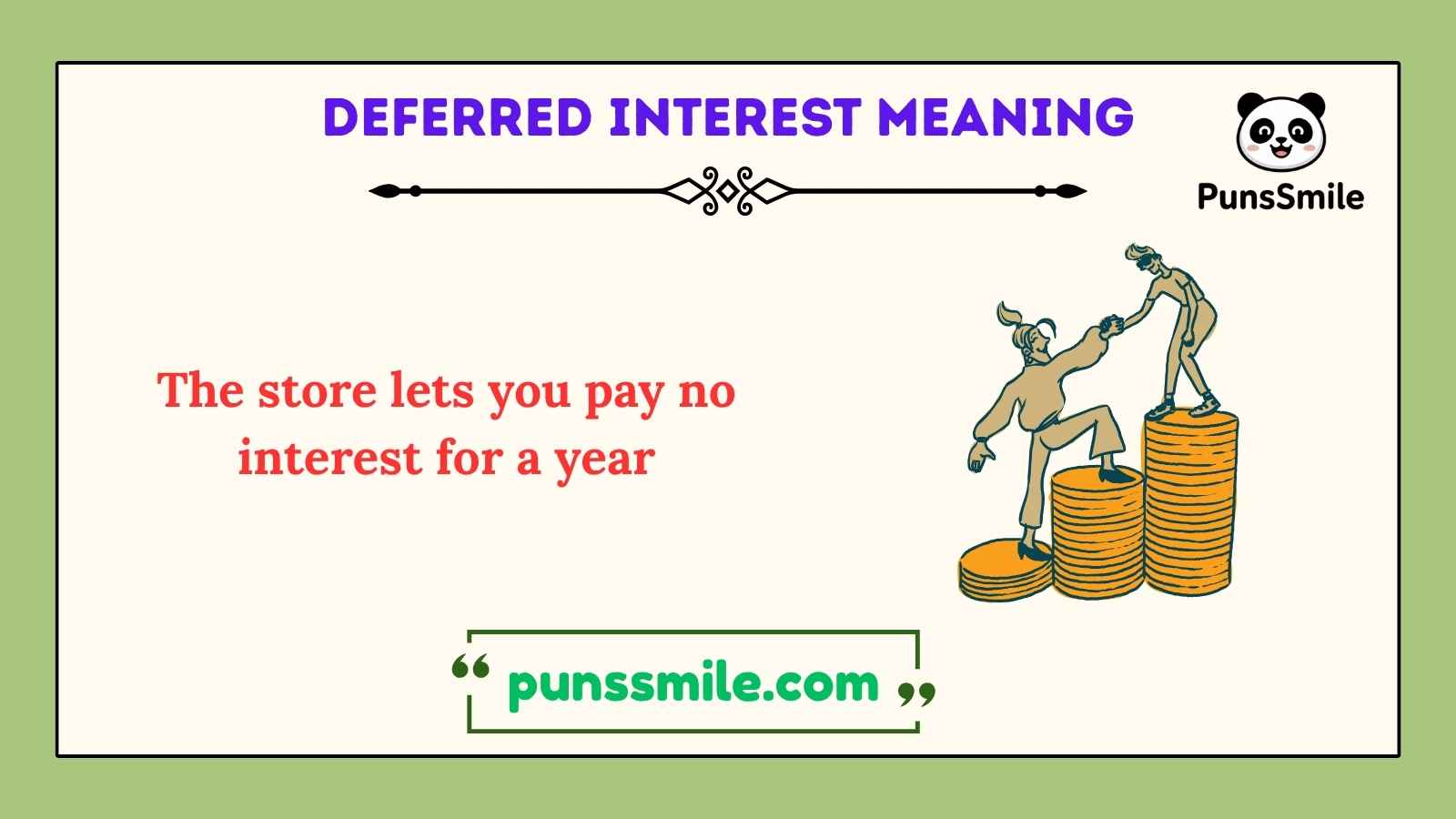 deferred interest meaning