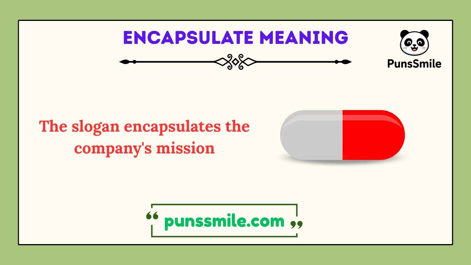 encapsulate meaning