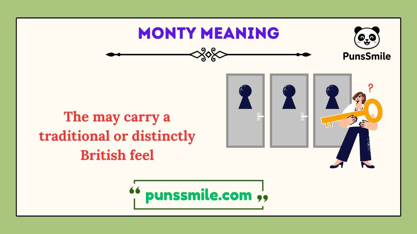 monty meaning