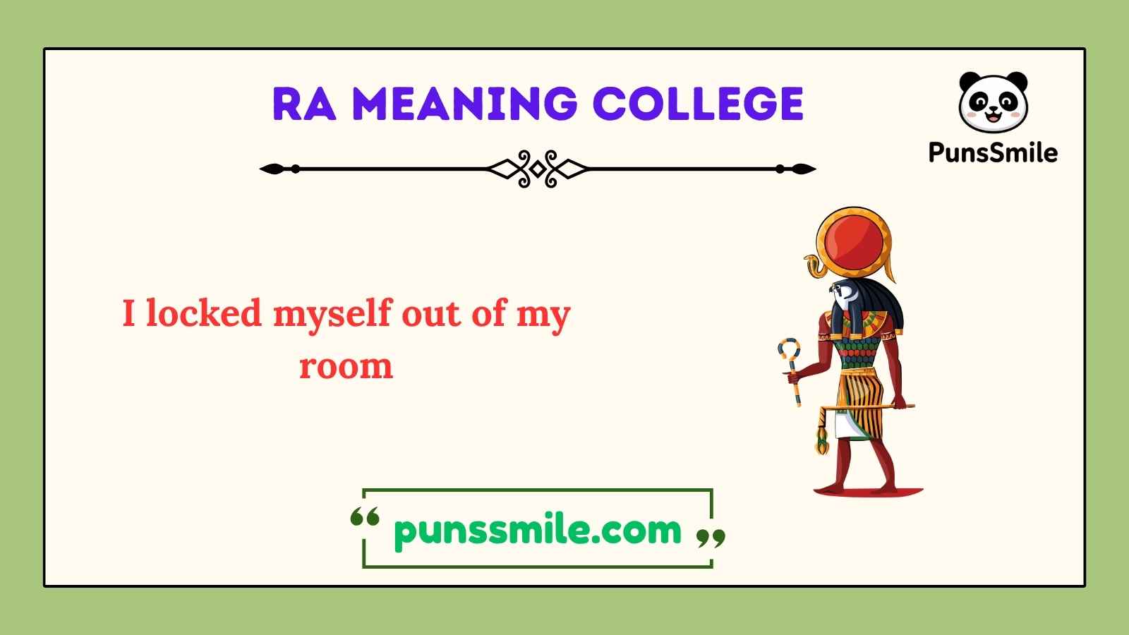 ra meaning college