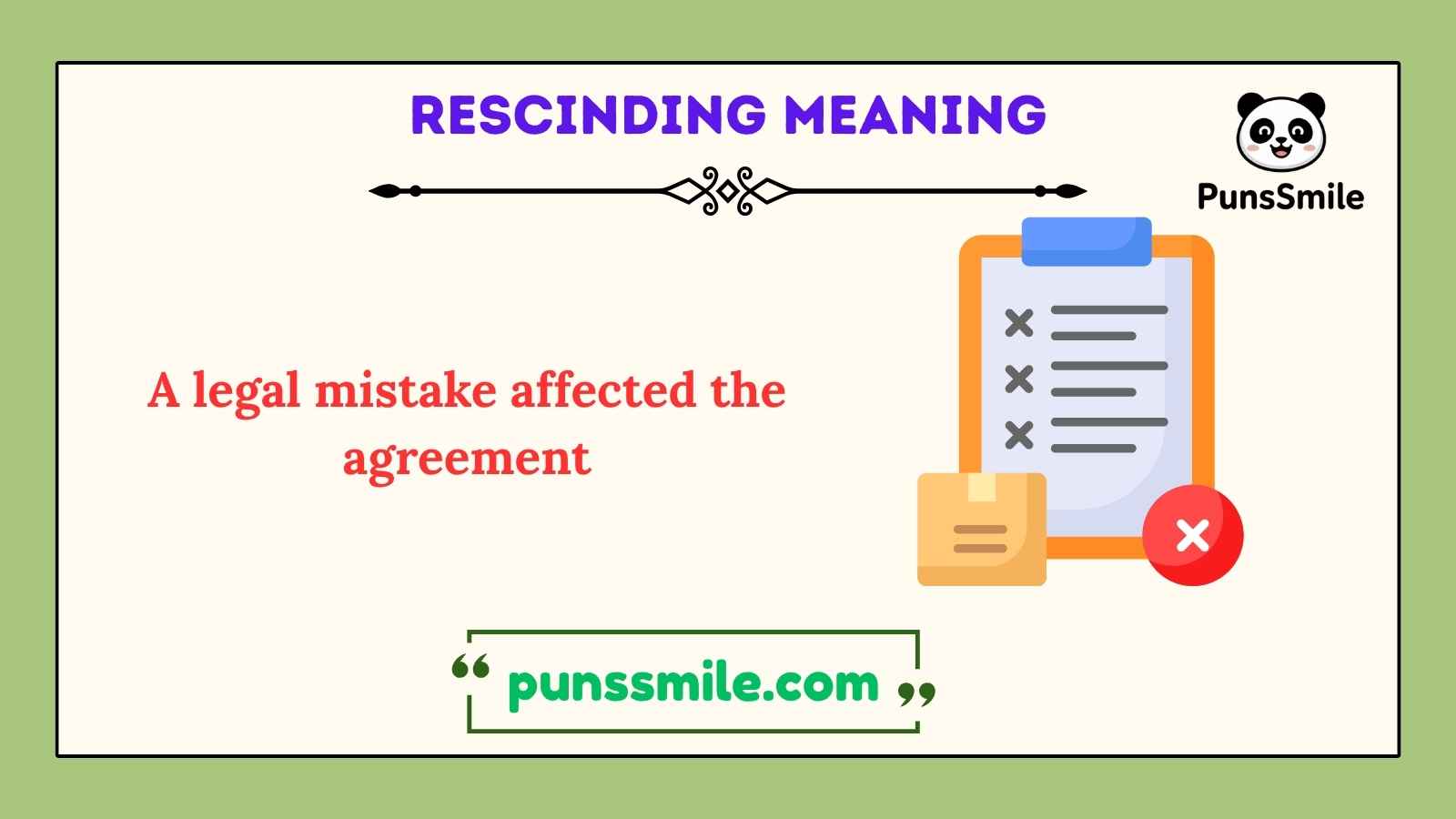 rescinding meaning