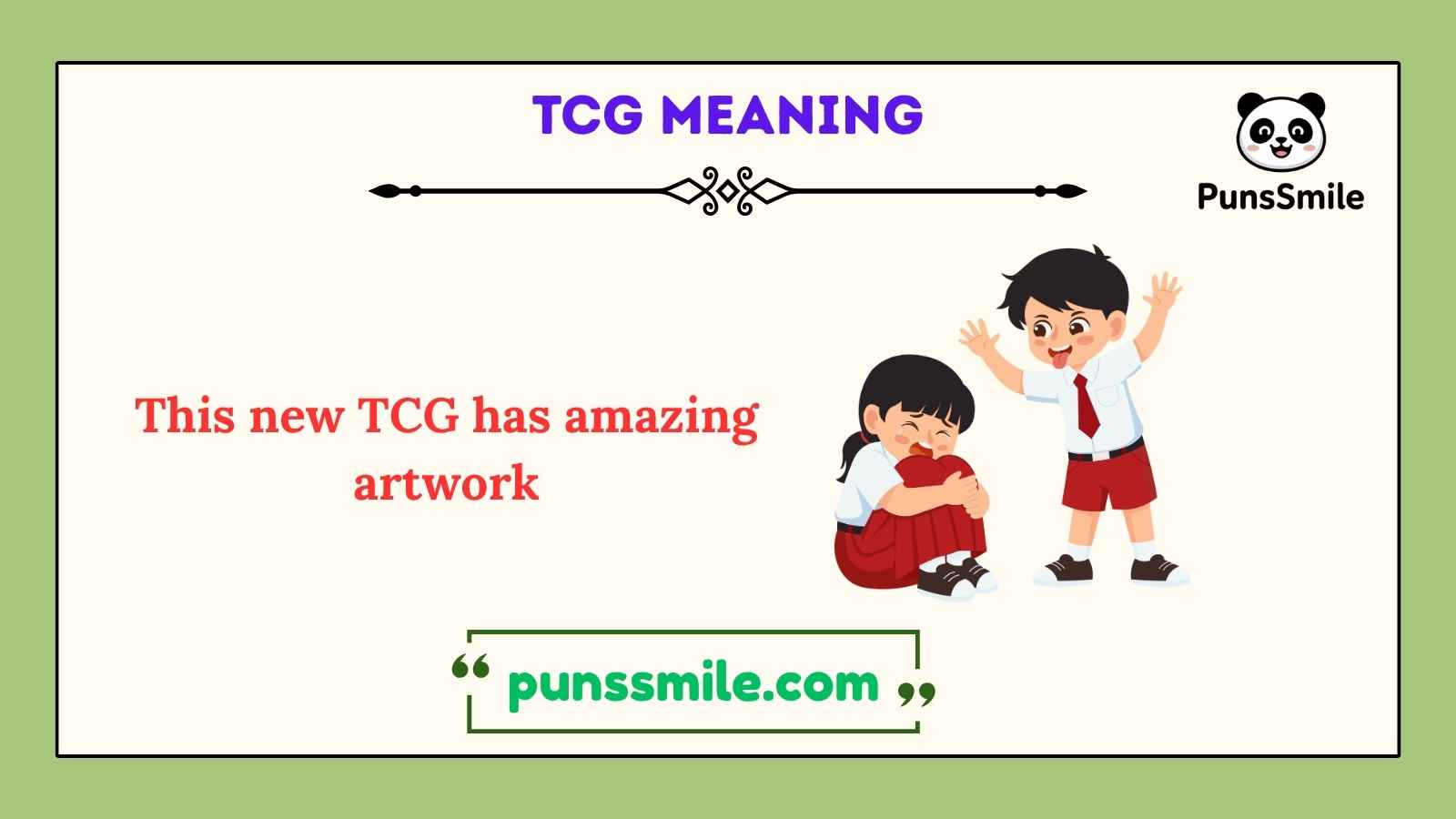 tcg meaning