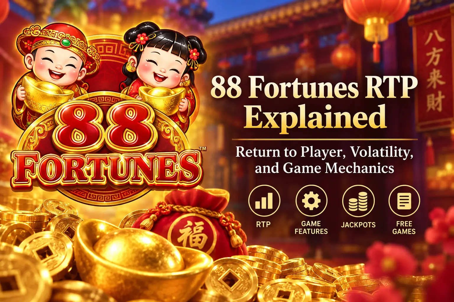 88 Fortunes RTP Explained Return to Player, Volatility, and Game Mechanics